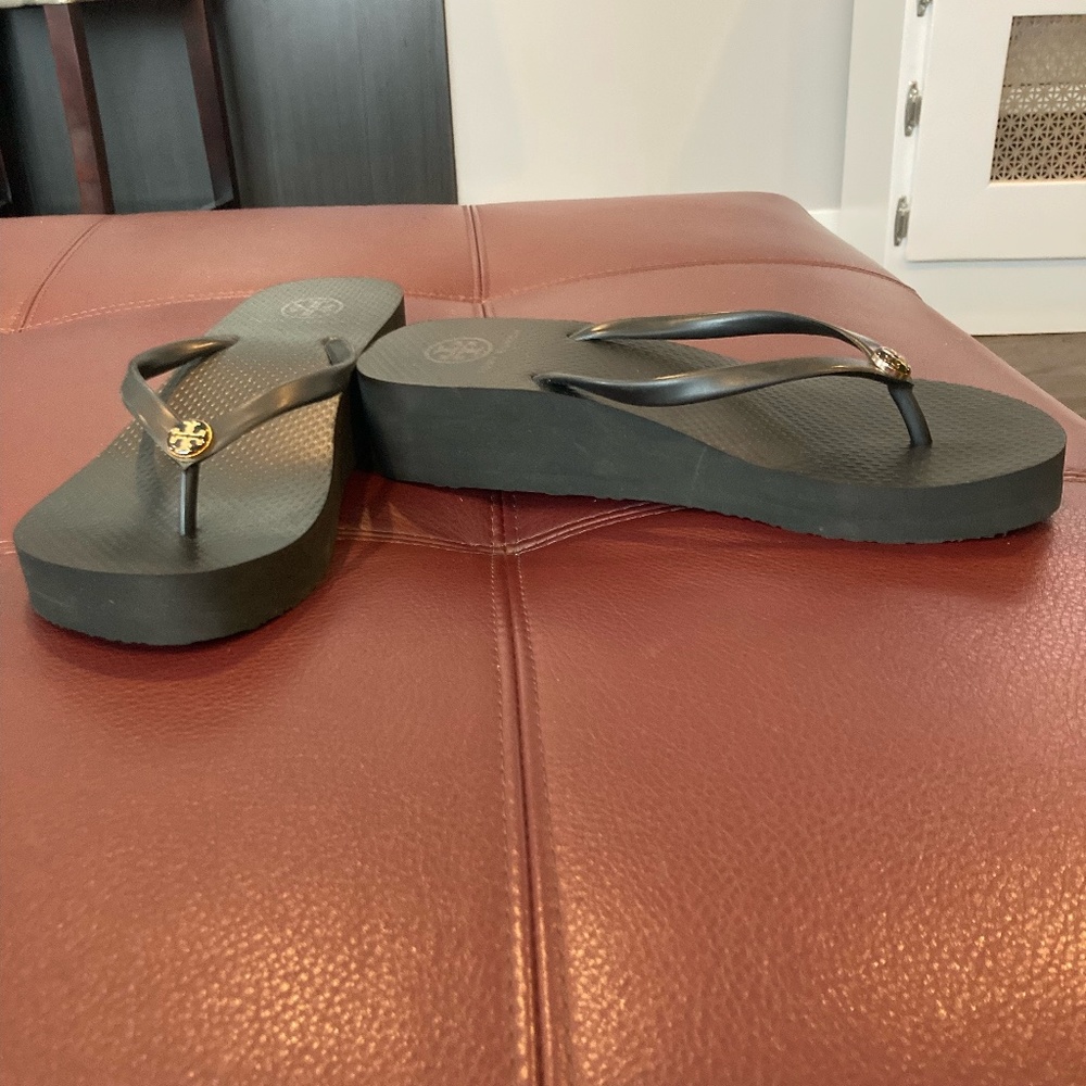Tory Burch platform flip flops